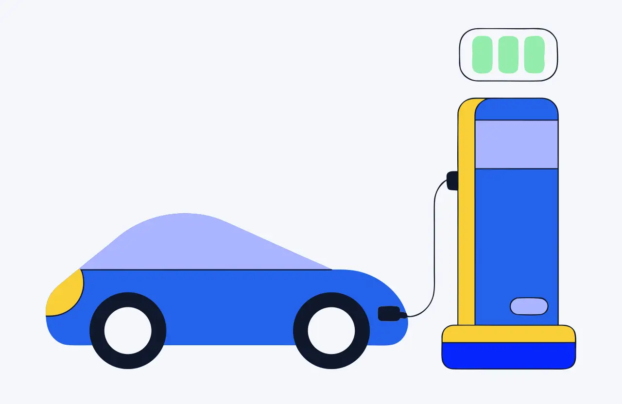 Illustratie: kilometerstand en batterijgezondheid elektrische auto